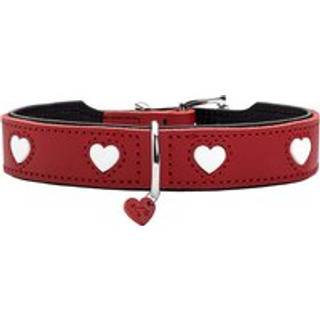 Hundehalsbånd Hunter Love Rød S/M 38-44 cm