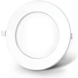 Outlet: Aigostar LED indbygningsspot rund, 12W - indbygningsmål 150x32mm, 4000K, klart hvidt lys - Kulør : Neutral