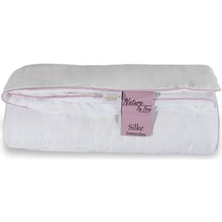 Sommer silkedyne med bambus - 150x210 cm - Bambus dyne med fyld af morbærsilke - Helårsdyne - Nature By Borg
