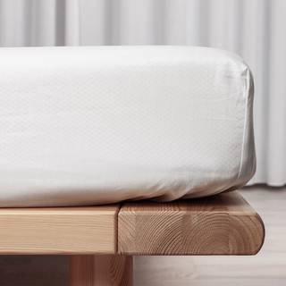 Percale Boxlagen, Hvid, 140x200 cm