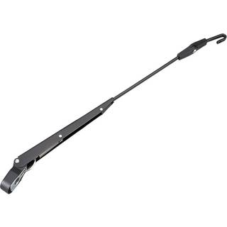 Viskerarm båd TMC Heavy Duty, med justerbart hoved &amp; krokmontering, sort, 304 - 457 mm (12" - 18")