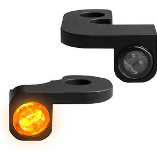 HeinzBikes Nano Led Armatur-Blinklys til H+D-modeller, sort eller krom