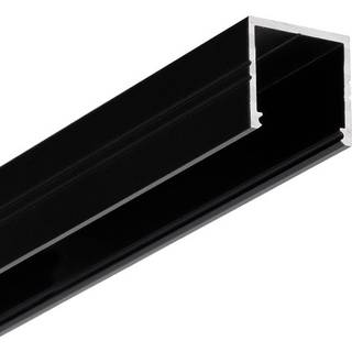 LED Profil SMART16 - 4m - Sort