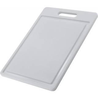 Plast skærebræt med håndtag og sliske - Sort