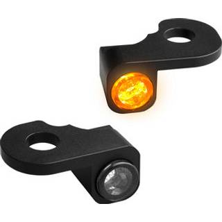 HeinzBikes Nano Led Armatur-Blinklys til H+D-modeller, sort eller krom
