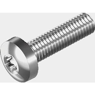 Maskinskrue med kuplet hoved, Torx, rustfrit syrefast stål (A4 / AISI 316, marinklasse), M4 x 30 mm, 10-pak