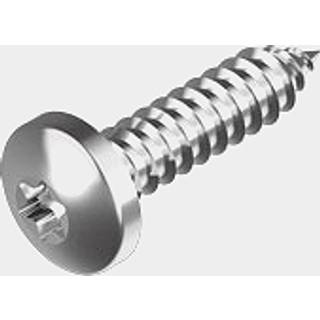Monteringsskrue med ostehoved, Torx, rustfrit syrefast stål (A4 / AISI 316, marinklasse), Ø2.9 x 25 mm, 1000-pak