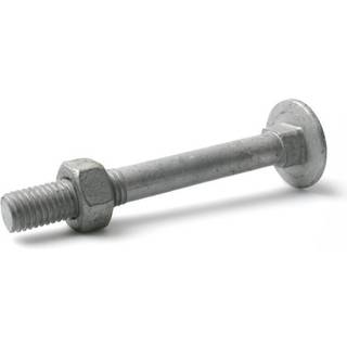 Arvid Nilsson 14912130 Bræddebolte M12 MVBF 4.6, FZV, med møtrik M12X130 mm, pakke med 25