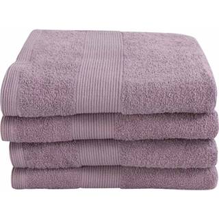 Håndklæde - 100% Blødt bomuld med høj absorberingsevne - 50x100 cm - Lavendel farvet håndklæde fra danske By Borg