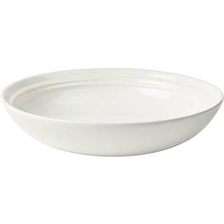 Broste Copenhagen Stevns Skål Chalk White 26,5 Cm - Serveringsskåle Stentøj Hvid - 14534013