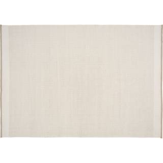 Linie Design Stratum Echo uldtæppe White, 140x200 cm