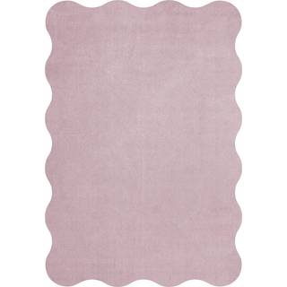 Layered Scallop uldtæppe 160x230 cm Pink lavender