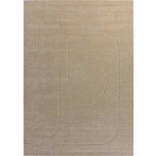 Linie Design Cursive Expanse Gulvtæppe Beige 250x350 cm