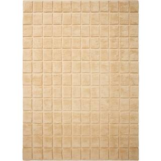 Chhatwal & Jonsson Loha Tæppe Sporbar Lys Beige 249x342 Cm - Ensfarvede tæpper Uld Light Beige - DH153203-21