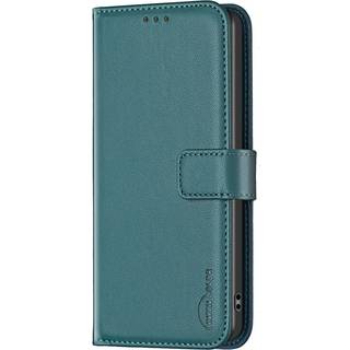 Motorola Moto G24 Kunst Læder Flip Cover m. Ståfunktion & Kortholder - Grøn