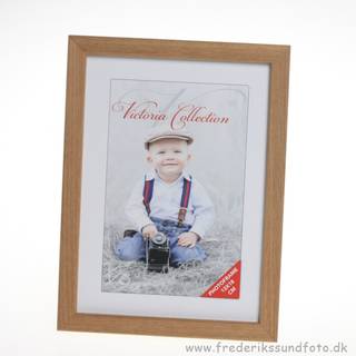Victoria Wood Collection mørk eg 15x15 cm ramme