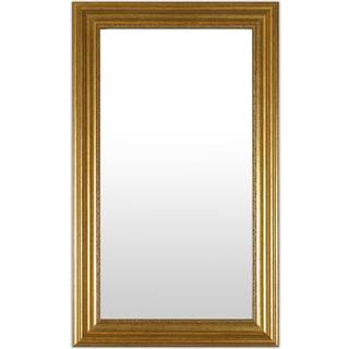 Antik Spejl Med Guldramme - Udsmykket Med Træramme - 59 x 144 Cm - Incado