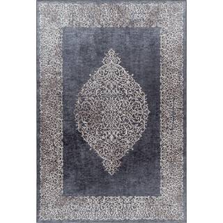 Fiesta Vaskbart Tæppeløber Barok - Sort - 80x250 (Løber)