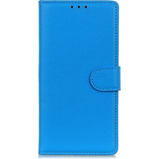 Nokia G21 / G11 Litchi imiteret Læder Cover m. Pung - Blå