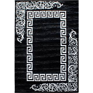 Miami 6620 tæppe - Sort - 80X150 cm