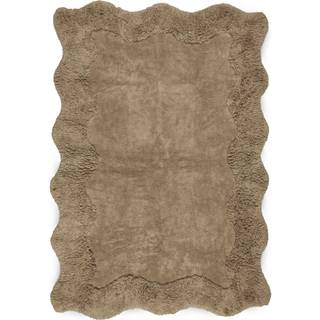 Boel & Jan Curly bomuldstæppe 80x110 cm, Beige