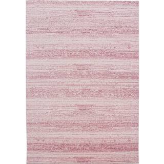 Plus Kortluvet tæppe Ensfarvet - Pink - 240x340