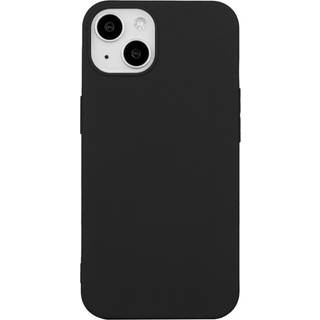 iPhone 15 Mat Fleksibel Plastik Bagside Cover- Sort