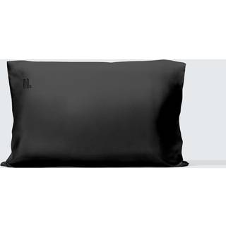 Silky Bamboo Pillowcase, Jet Black - 1 stk / 80x80 cm