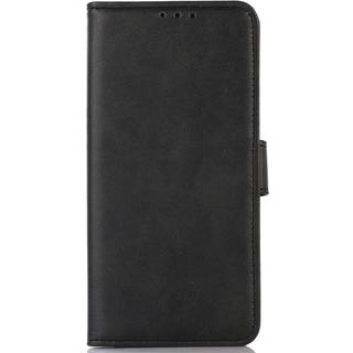 iPhone 15 Pro Læder Flip Cover m. Pung & Magnetisk Luk - Sort
