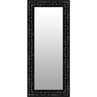 Antik Spejl Med Sort Ramme Med Træramme - 67 x 152 Cm - Incado