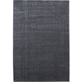 Ata Kortluvet tæppe Ensfarvet - Grå - 160x230
