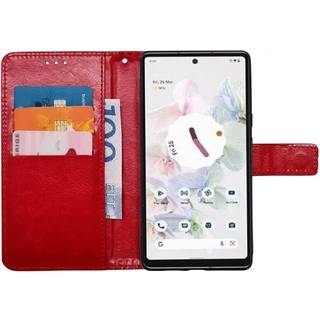 Wallet cover 3-kort Google Pixel 7 - Rød