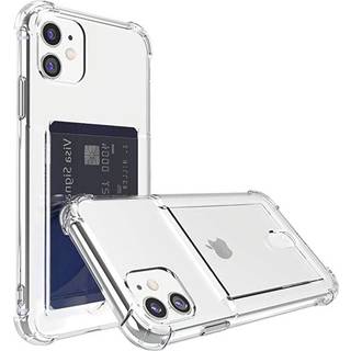 Transparent bagcover med kortrum iPhone 11