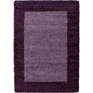 Life Shaggy tæppe Ramme - Lilla - 160x230