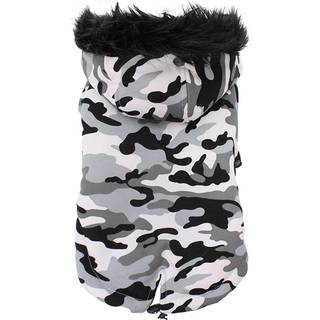 Hundeparka - Sort Camouflage / Størrelse 25