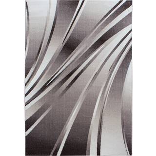 Parma Kortluvet tæppe Abstrakt Bølge - Brun - 240x340