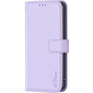 Samsung Galaxy S24 Ultra Kunst Læder Flip Cover m. Ståfunktion & Kortholder - Lilla
