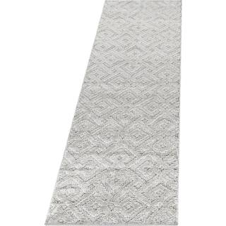 Pisa Shaggy Tæppeløber Geometrisk - Creme - 60x110 (Løber)