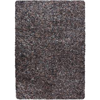Enjoy Shaggy tæppe Plettet - Brun - 280x370