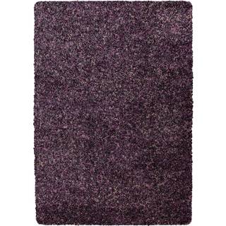 Enjoy Shaggy tæppe Plettet - Lilla - 280x370