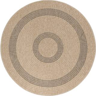 Comilla Rund Udendørs tæppe Vintage - Sort - 80x80 (Rund)