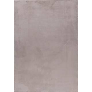 Pouffy Shaggy tæppe Ensfarvet - Beige - 140x200
