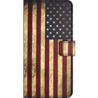 Samsung Galaxy A55 (5G) Kunstlæder Flip Cover m. Pung & Ståfunktion - Amerikansk Flag