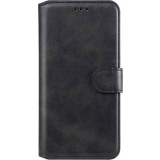 Samsung Galaxy A52s (5G) / A52 (4G / 5G) Blankt Læder Cover m. Kortholder & Ståfunktion - Sort