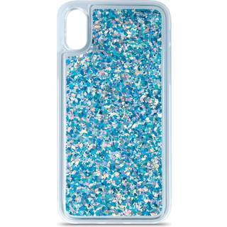 Samsung Galaxy S23 Ultra Gennemsigtigt Glimmer Bagside Cover - Blå