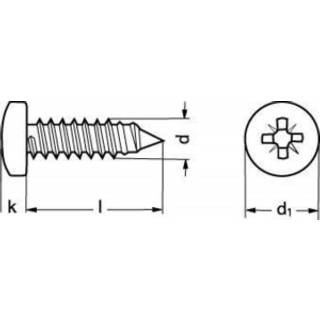 4,2X19 DIN 7981 FZB panhoved pladeskrue Z