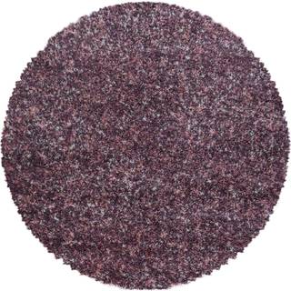 Enjoy Rund Shaggy tæppe Plettet - Pink - 80x80 (Rund)