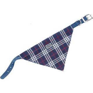 Halsbånd med tørklæde - Blue - L: 50 cm, B: 20 mm