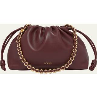 Loewe Flamenco leather shoulder bag - burgundy - One Size
