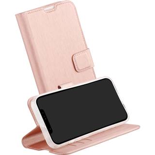 Vivanco Classic Wallet Cover (iPhone 15 Plus) - Rose guld